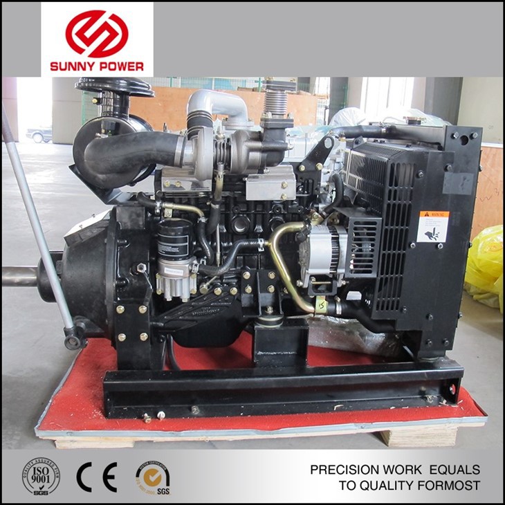 diesel engine with PTO clutch