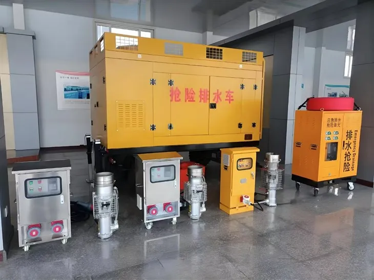 Diesel Generator Set Integrated With Permanent Magnet Variable Frequency Submersible Pump On A Trailer